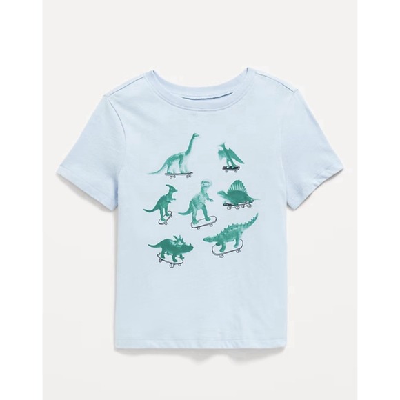 Old Navy Kids Boys 2T Dinosaur T-Shirt New Costal Highway 100% Cotton - Picture 1 of 4